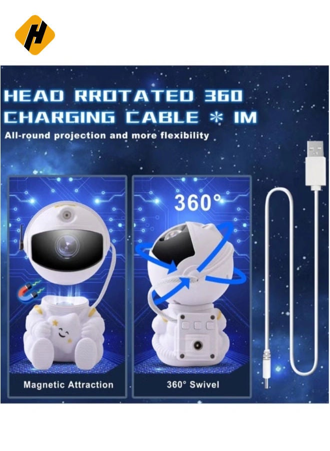 هوها نجمة الرئاسة الرائحة أجهزة الإسقاط Galaxy Light ، ديكور غرفة الأطفال الجمالية ، Tiktok Night Lights ، التحكم عن بعد ورأس مغناطيسي 360 درجة ، أضواء النجوم لغرفة النوم ، ديكور غرفة الألعاب  - Image 5