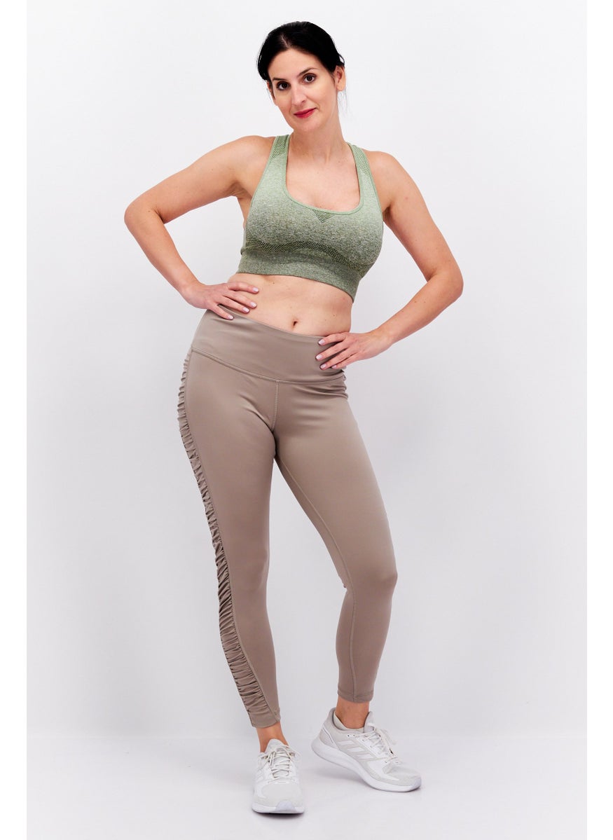 Reebok Women Sportswear Fit Training Leggings, Tan  - Image 4
