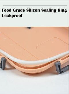Perfii Lunch Box for Kids and Adults, Food Container with 3 compartments Microwave Safe Bento Box for Work or School  - Image 5