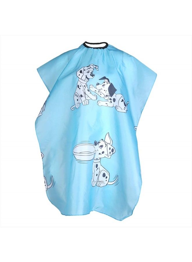 JINDIN Kids Haircut Salon Cape Hair Cutting Cape for Children cloth Kids Barber Cape Child Shampoo Waterproof Capes (Blue) - Image 1