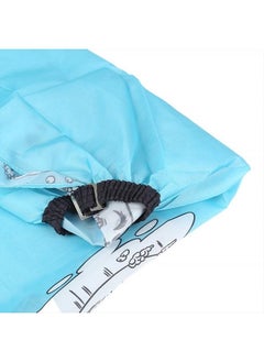 JINDIN Kids Haircut Salon Cape Hair Cutting Cape for Children cloth Kids Barber Cape Child Shampoo Waterproof Capes (Blue)  - Image 4