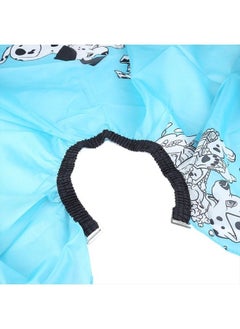 JINDIN Kids Haircut Salon Cape Hair Cutting Cape for Children cloth Kids Barber Cape Child Shampoo Waterproof Capes (Blue)  - Image 5