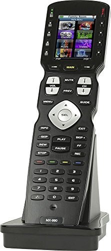 UNIVERSAL REMOTE MX-990 Complete Control IR/RF Remote with Color LCD Screen, Black (MX990) - Image 4