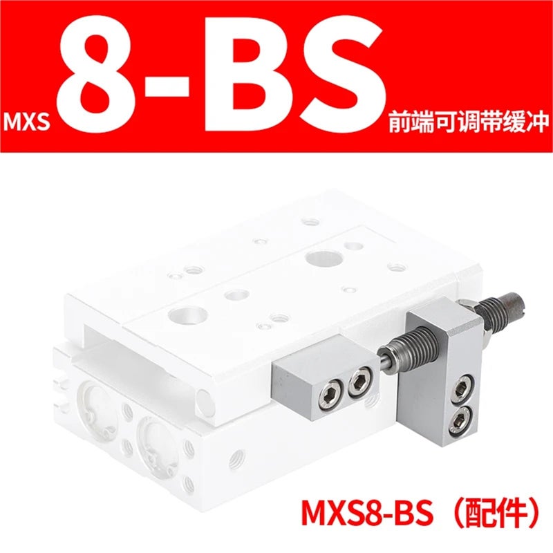 MXS8 Series Air Slide Table Pneumatic Cylinder Slide Rail MXS8 BS Size - Image 3