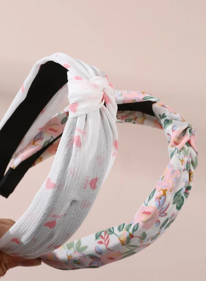 Take Two Set of 2 - Floral Print Knot Headband