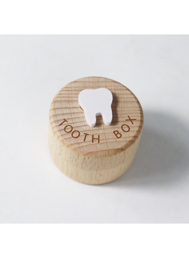 Furun Deciduous Teeth Box Boy Girl Teeth Fetal Hair Umbilical Cord Collection Commemorative Box Animal Hair Cross Jewelry Box - Image 1