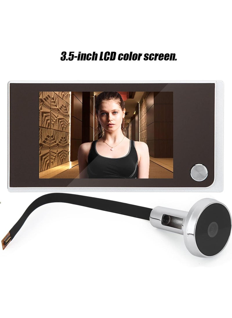 Electronic Cat Eye Video Door Viewer – 24H Digital Peephole Camera with Motion Detection for Home Security (Battery Powered)  - Image 3