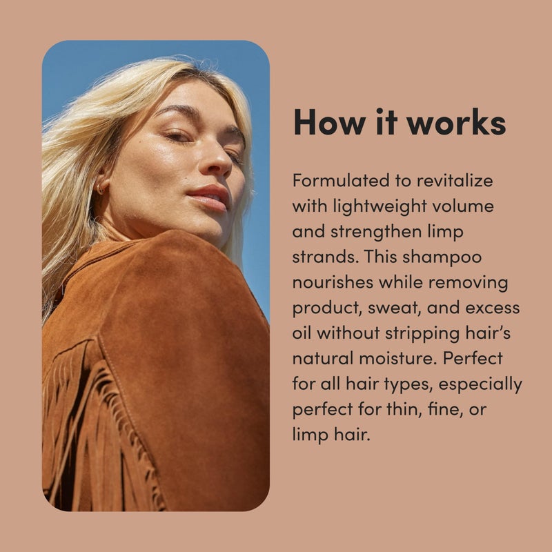 HIMS & HERS hers Full Volume Shampoo, 2 Pack - Volumizing Shampoo for Women with Biotin - Adds Lightweight Volume, Shine & Bounce - Coastal Cedar Citron - 2 x 6.4 fl oz - Image 3