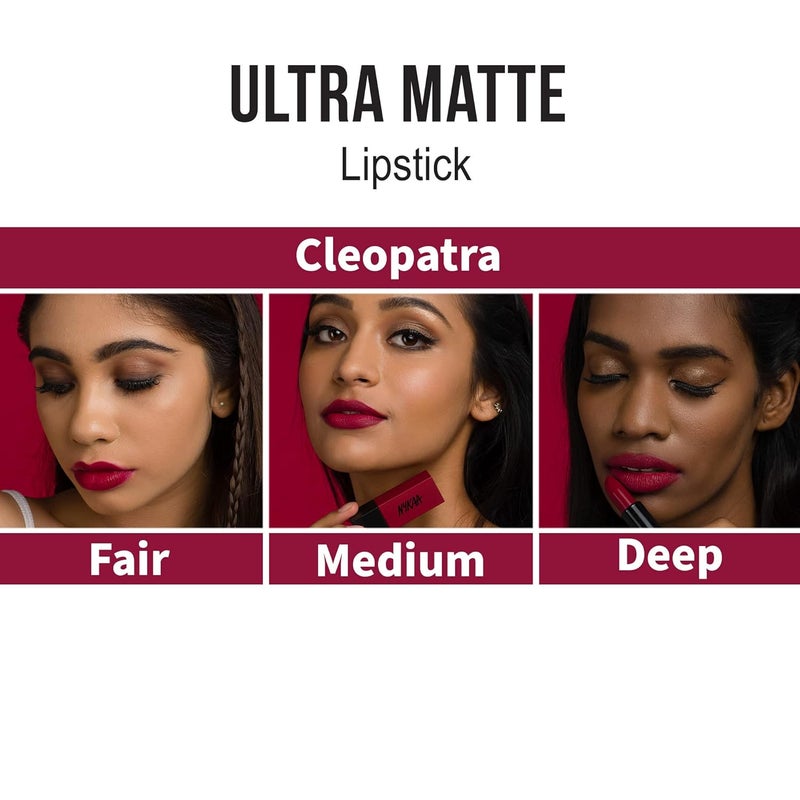 Nykaa أحمر شفاه نايكا ألترا مات لمسة نهائية مات كليوباترا08 - Image 4