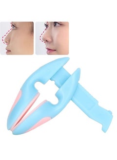 Professional Nose Bridge Straightener Corrector,Silicone Nose Shaper Lifter Clip, Nose Beauty Clip for Lifting Slimming Clips for Women Men(blue)