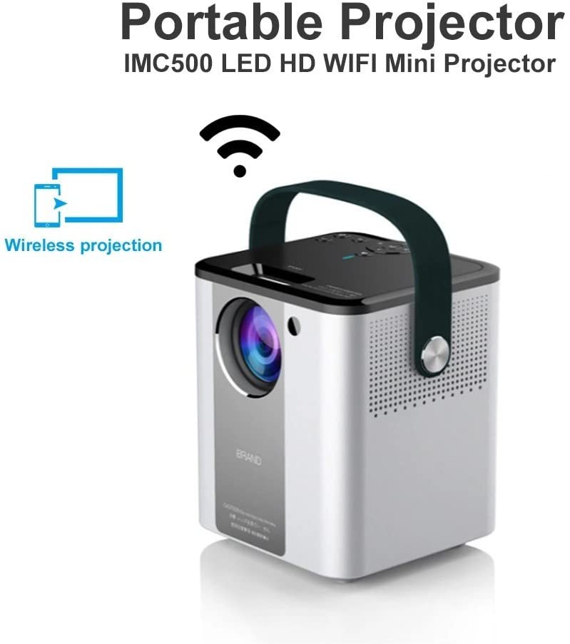 BIGASUO Android 9.0 YouTube HD 3D Projector HDMI USB VGA AV, 1280 * 720P (5000 lm/Wireless/Remote Controller) Portable Projector (BGP23) - Image 2