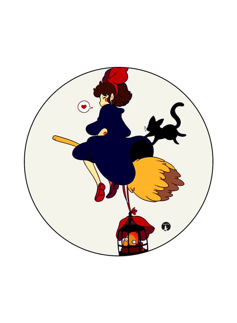 RKN Printed Round Mouse Pad Multicolour