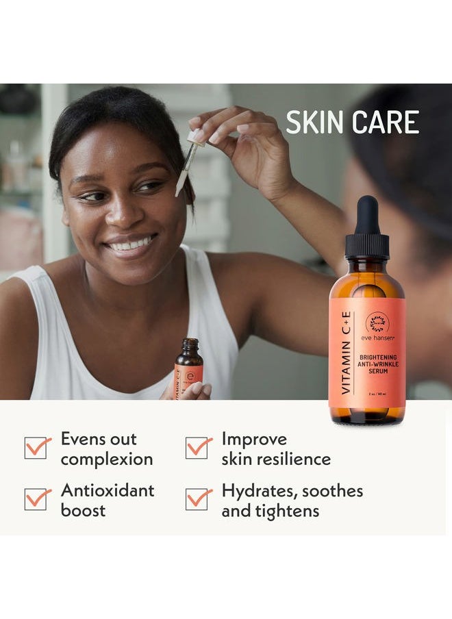 Eve Hansen - Vitamin C Serum for Face - Facial Serum with Hyaluronic Acid, Vitamin E and Aloe Vera 1 oz - for softer, smoother, and more refined Skin - Image 1