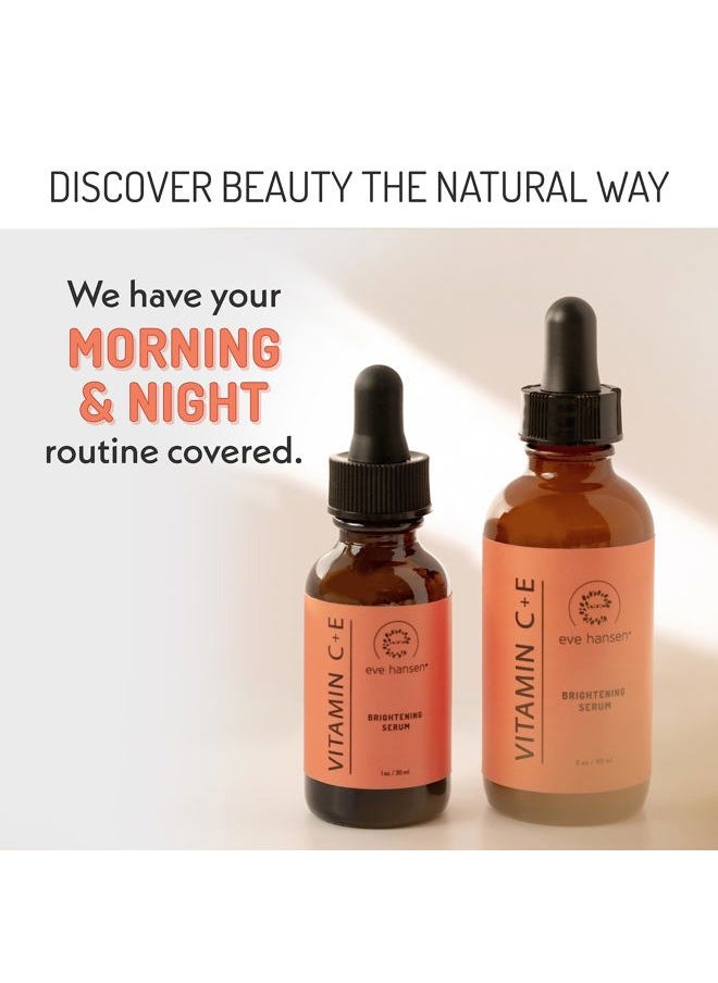 Eve Hansen - Vitamin C Serum for Face - Facial Serum with Hyaluronic Acid, Vitamin E and Aloe Vera 1 oz - for softer, smoother, and more refined Skin - Image 1