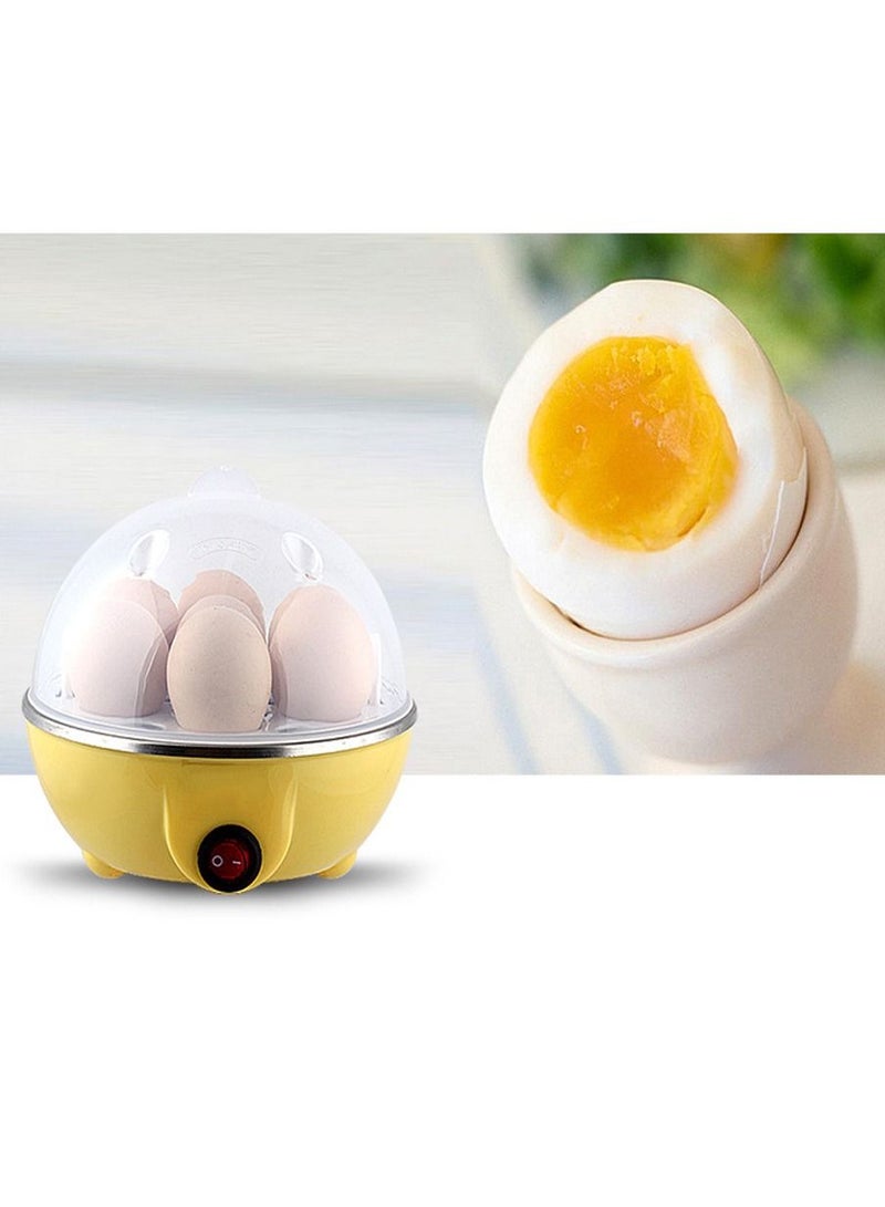 Wtrtr جهاز طهي البيض بالبخار بسعة 7 بيضات، جهاز طهي البيض الكهربائي، آلة طهي المطبخ بالبخار باستخدام حليب الذرة - Image 4
