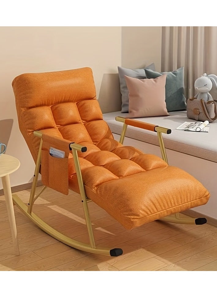 Rocking Chair, A Modern Style Leisure Chair With A Tilt Position And Side Pockets, Used As A Cushioned High Back Rocking Chair For Daycare, Living Room, And Bedroom - pzsku/ZC6A893622A9419B62B5BZ/45/_/1740705708/a9d26f0c-bd72-4d6d-b92f-6c329056d862