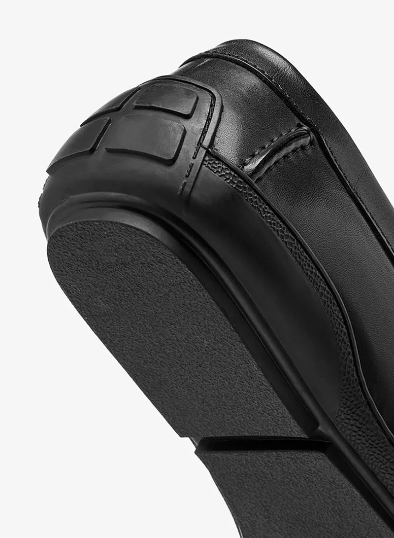 DUCHINI BLACK Men Slip-On Leather Moccasins for Men | Best Price UAE