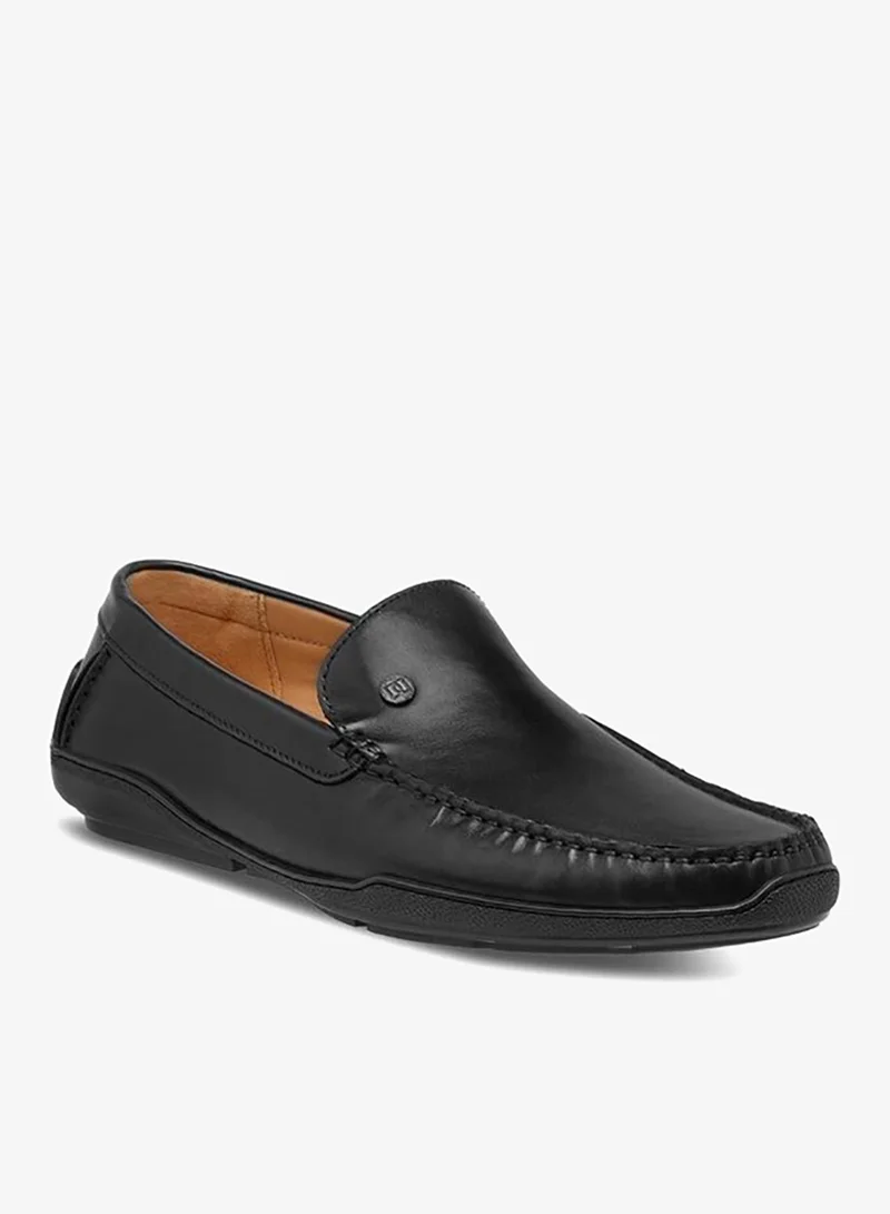 DUCHINI Men Slip-On Leather Moccasins