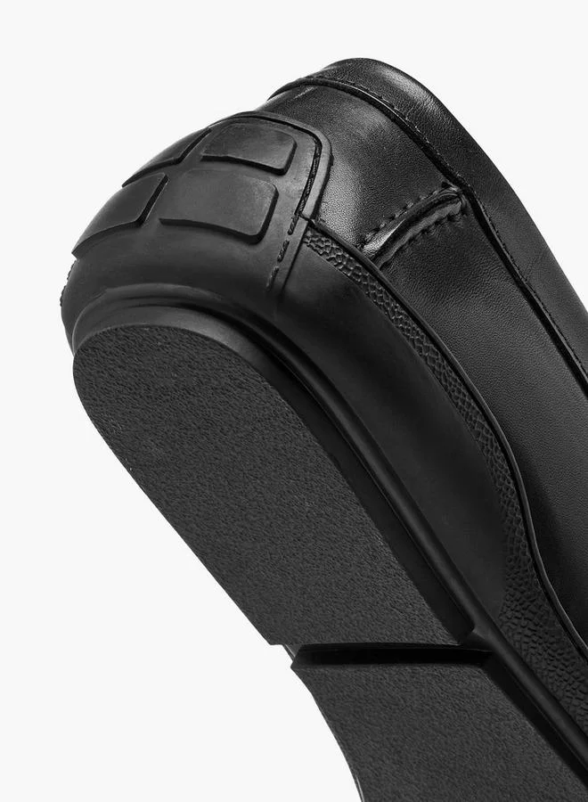 Duchini BLACK Men Slip-On Leather Moccasins for Men | Best Price UAE