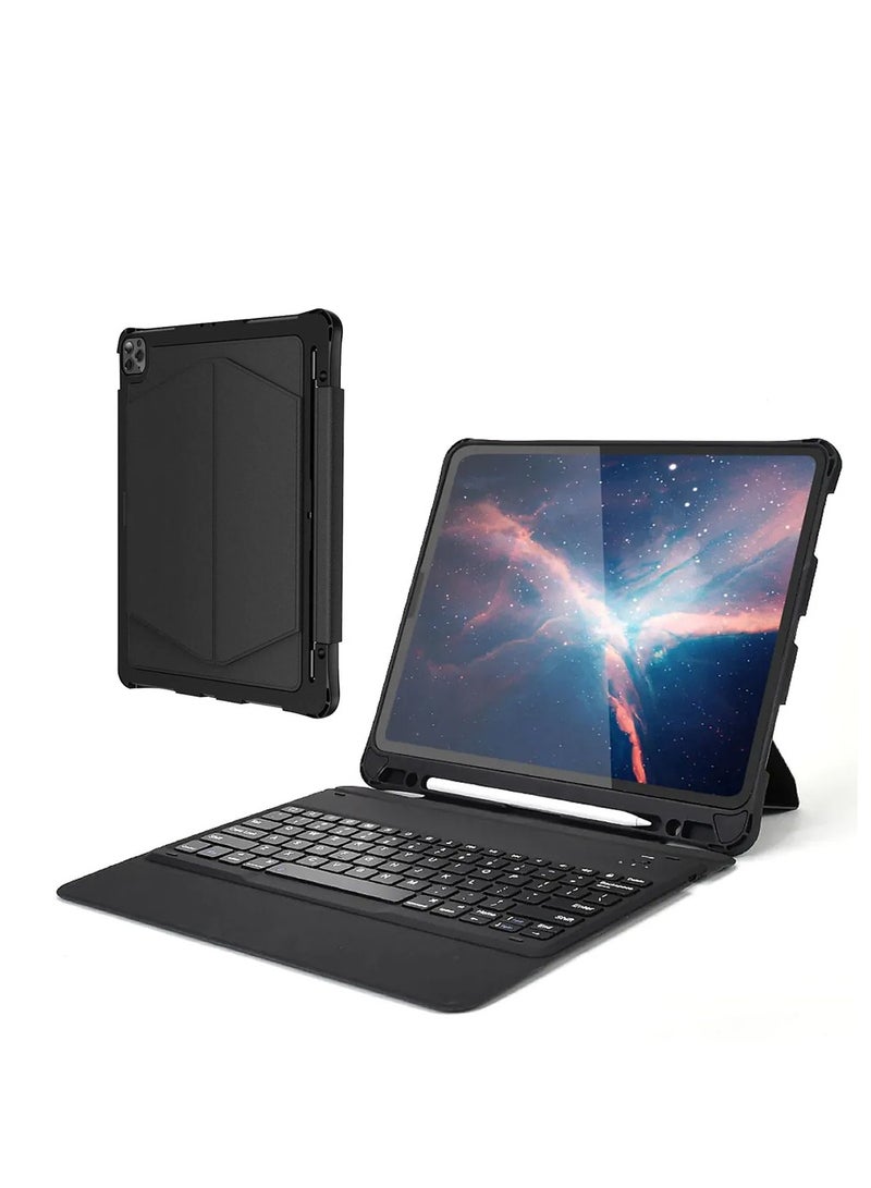 CHOETECH Wireless Keyboard Case For IPad Pro 12.9 CHOETECH BH-010 - Black Black - Image 1