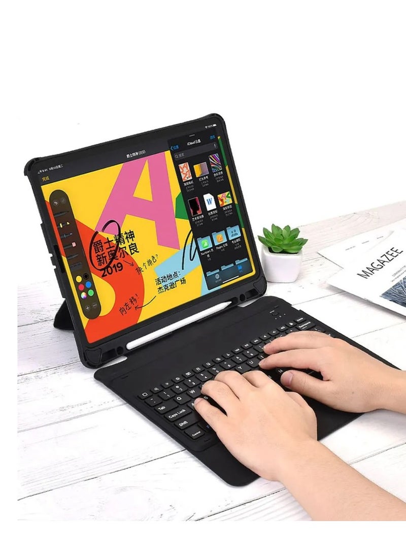 CHOETECH Wireless Keyboard Case For IPad Pro 12.9 CHOETECH BH-010 - Black Black - Image 2