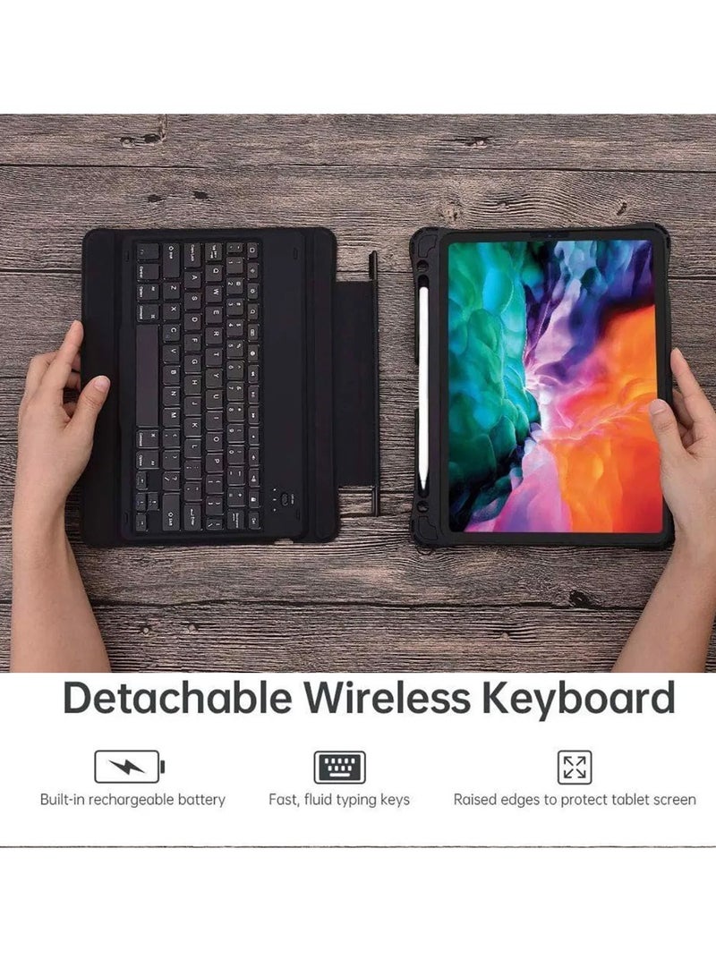 CHOETECH Wireless Keyboard Case For IPad Pro 12.9 CHOETECH BH-010 - Black Black - Image 3