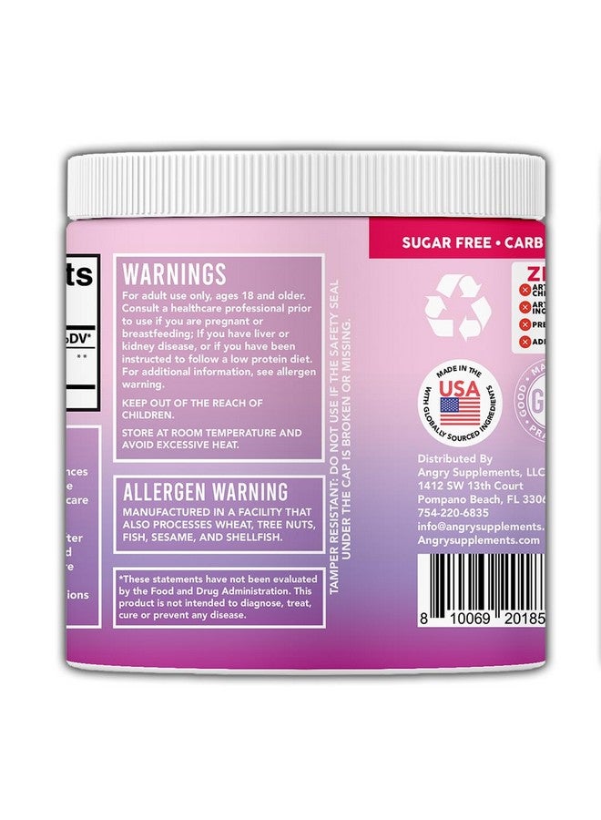 Angry Supplements 100% كرياتين للنساء، مسحوق كرياتين مونوهيدرات فائق الجودة 200 شبكة مجهرية، مكمل لبناء العضلات، مزيج مشروبات، بدون نكهة، 60 حصة - Image 3