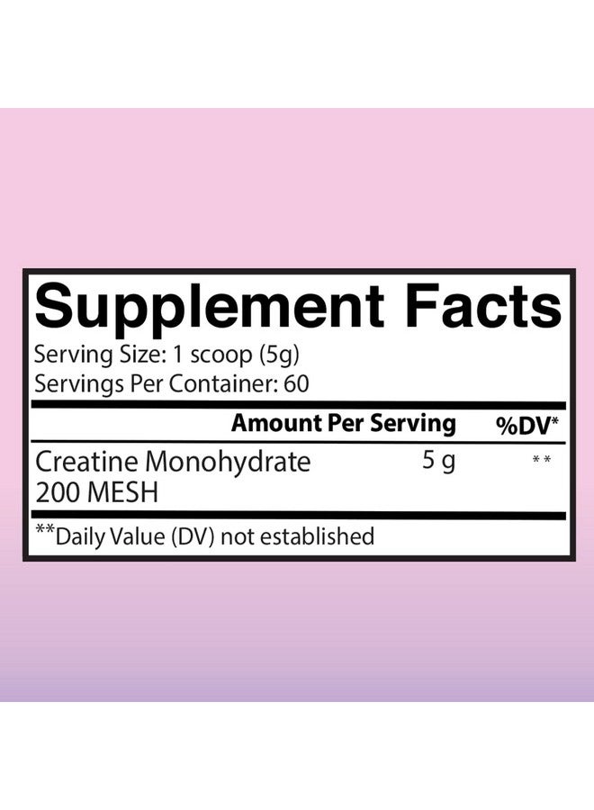 Angry Supplements 100% كرياتين للنساء، مسحوق كرياتين مونوهيدرات فائق الجودة 200 شبكة مجهرية، مكمل لبناء العضلات، مزيج مشروبات، بدون نكهة، 60 حصة - Image 5