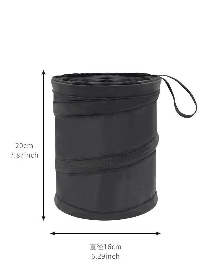 ZCM-HAPPY - 2-piece Car Trash Bin Garbage Container Storage Bag - Image 1