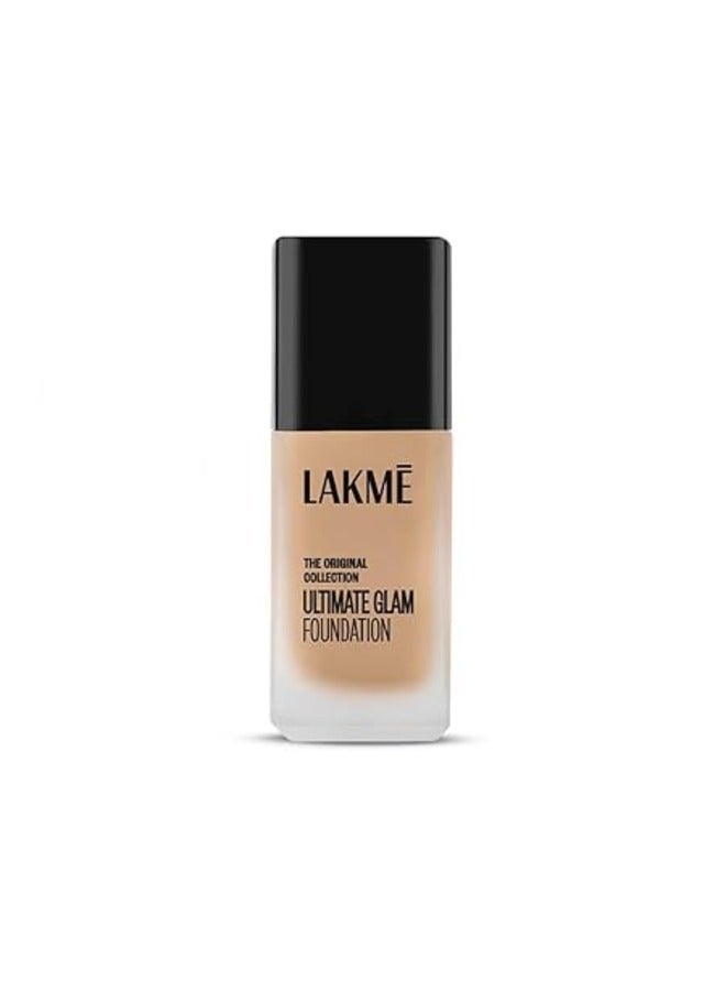 Lakme Ultimate Glam Foundation, Shade 01, Lightweight, Water Based, Liquid Foundation For Natural Glow, 25 ml - Image 1