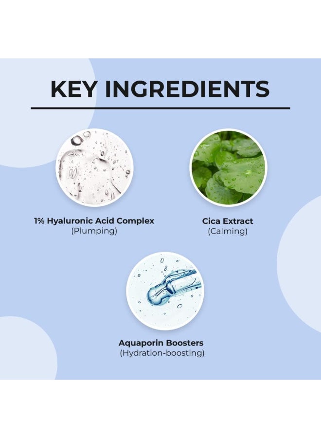 Dr. Sheth's Dr. Sheth’s Haldi & Hyaluronic Acid Oil-Free Moisturizer | Lightweight Moisturiser to Rehydrate Dull Skin | 1% Hyaluronic Acid, Cica Extract & Aquaporin Boosters | Women & Men | 50g - Image 3