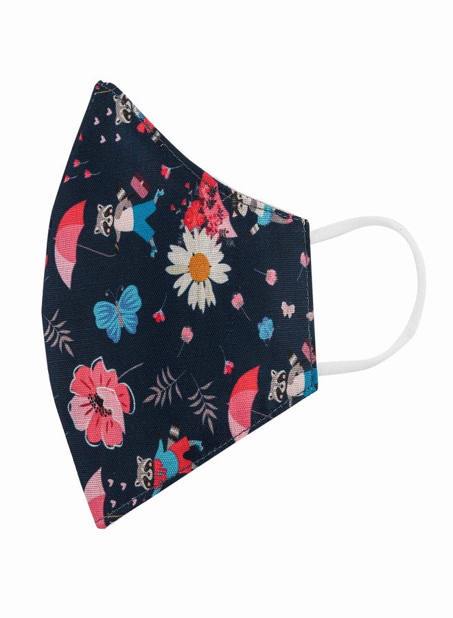 STAR WORK Cotton Reuseable Face Mask (Without Valve, Pack of 6) for Men & Women, Multi Flower Mask - Image 5