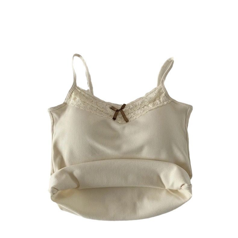 Lace Trim Padded Camisole Top - Image 5