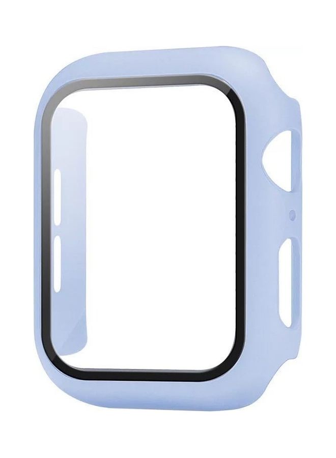 NIBEMINENT Toughed Film Protective Case Suitable For Apple Watch 4 Generation 44mm Purple - Image 1