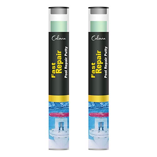 Calvana Underwater Pool Putty Epoxy - 2 Part Set, Quick Set for Spa, Hot Tub, & Pool Leak Repair - Bonds to Fiberglass, Concrete & More - 8 oz Total, Easy DIY Waterproof Sealant – Work Like Magic - Image 4