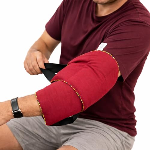 Aksobha Herbal Heating Pad for Knee and Elbow Pain Relief (Pack of 1) – Handmade Hot & Cold Therapy Pack with Seeds & Essential Oils | Microwaveable Reusable Cotton Pain Relief Wrap (Assorted Colours) - Image 2