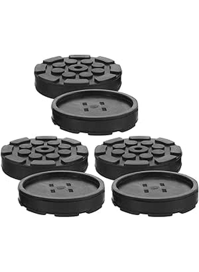 6Pcs Octagonal Rubber Jack Pads Thickened Lifting Blocks for Car Pinch Weld Floor Jack Stand - Image 1