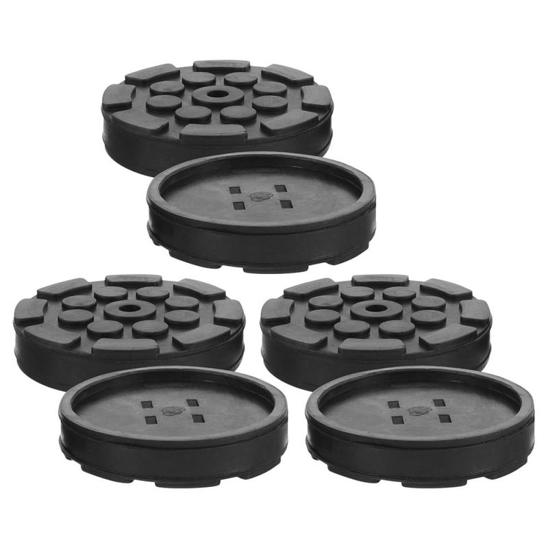 6Pcs Octagonal Rubber Jack Pads Thickened Lifting Blocks for Car Pinch Weld Floor Jack Stand - Image 2