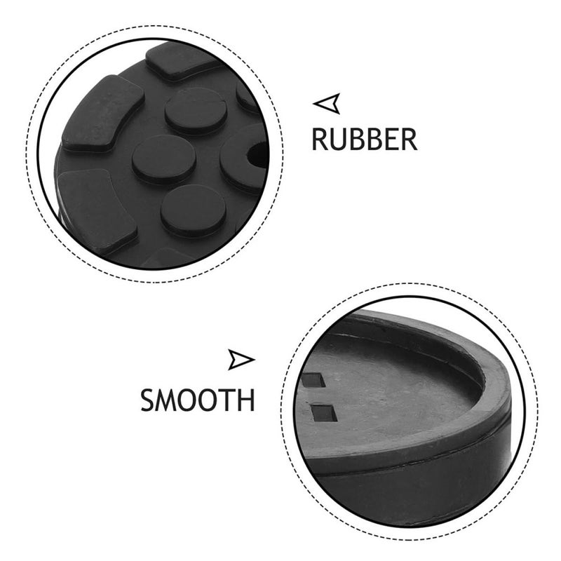 6Pcs Octagonal Rubber Jack Pads Thickened Lifting Blocks for Car Pinch Weld Floor Jack Stand - Image 4