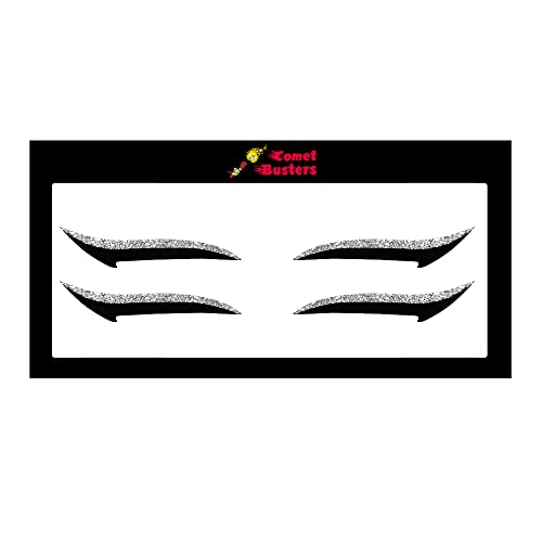 Comet Busters Silver Glitter Eyeliner Stickers (EL028) - Image 3