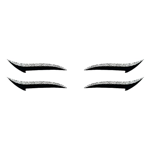 Comet Busters Silver Glitter Eyeliner Stickers (EL028) - Image 1