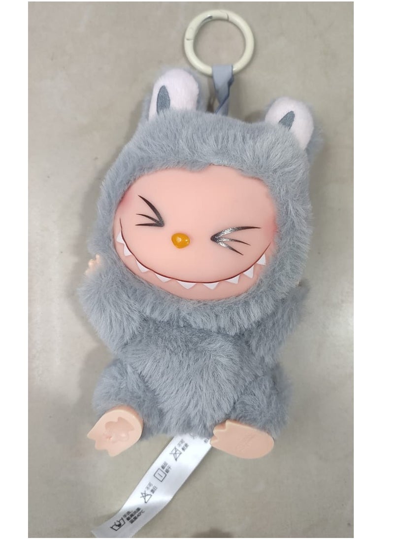 LABUBU Labubu Plush Toy，Labubu Second-Generation Sit-Down Party Series, Cute Keyring, 13cm (Not Original)  - Image 2
