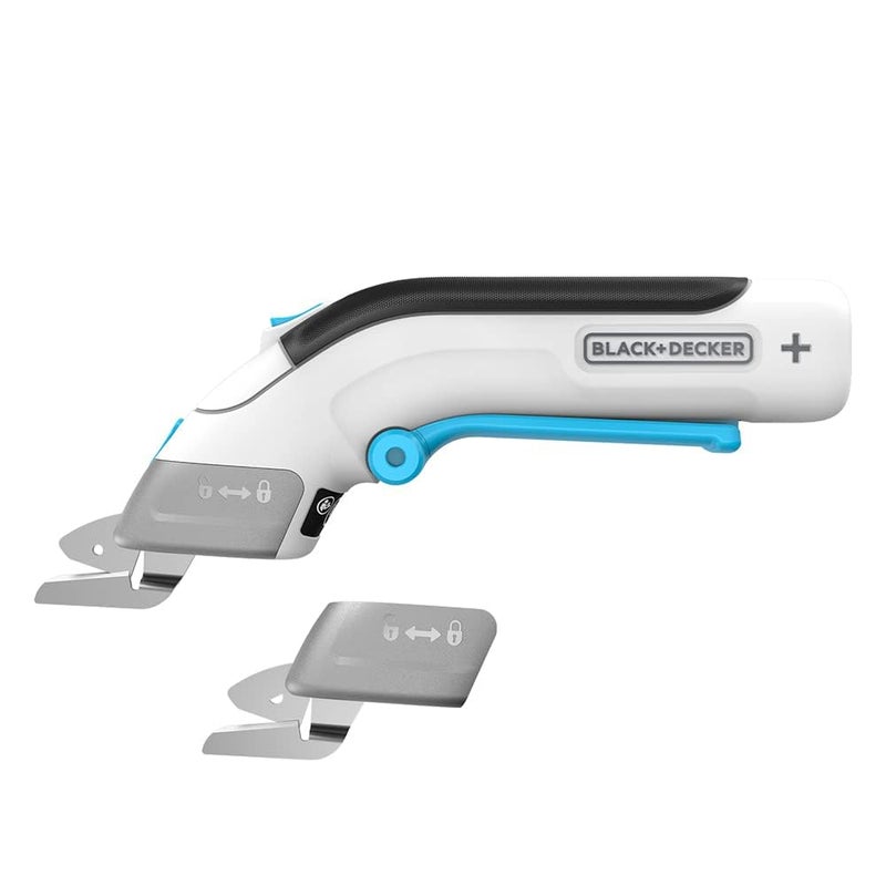 BLACK+DECKER 4V MAX Cordless Electric Fabric Craft Scissors, USB Rechargeable (BCSC115FF) - Image 2