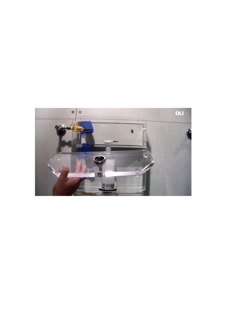 Generic - OLI Push Eco + Unibottom Single Flush Mechanism with Bottom Inlet Valve for Bathroom Fittings - Image 1