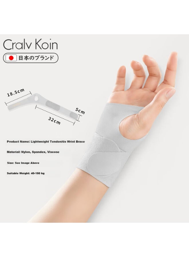 Cralvkoin Medical Summer Tendonitis Wrist Brace Tfcc Injury Fitness Sports Wrist Strain Support Lightweight Compression Badminton - Image 2