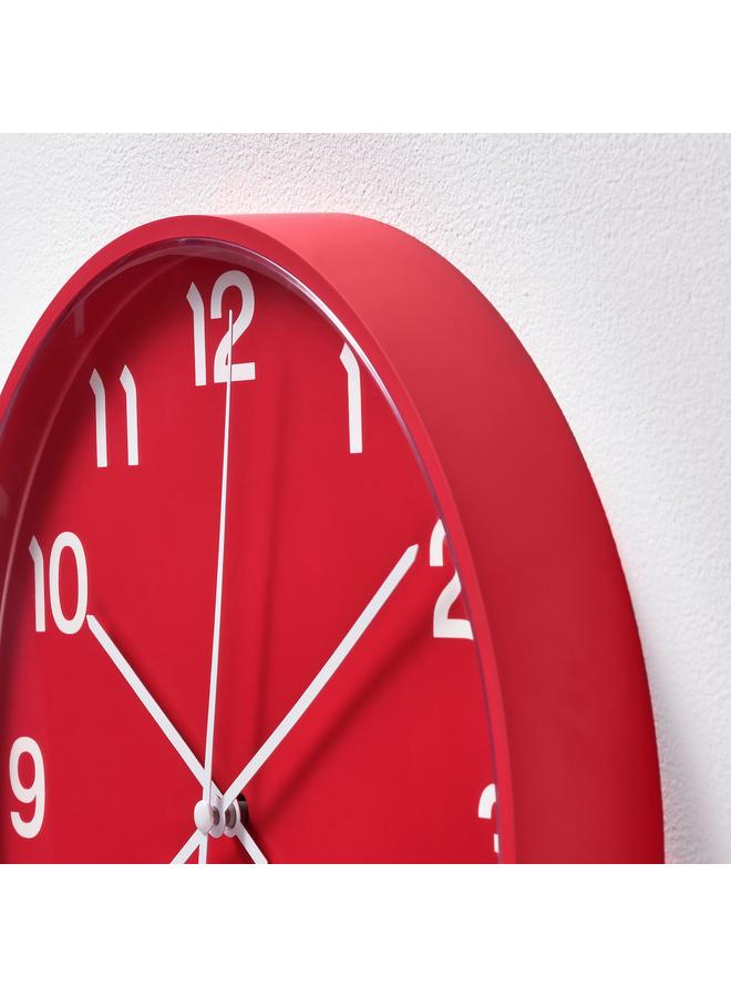 Zaboon Wall clock, red, 28 cm - Image 3