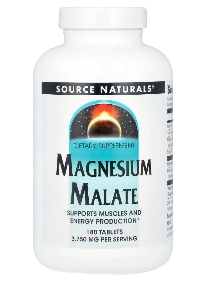 Magnesium Malate 180 Tablets