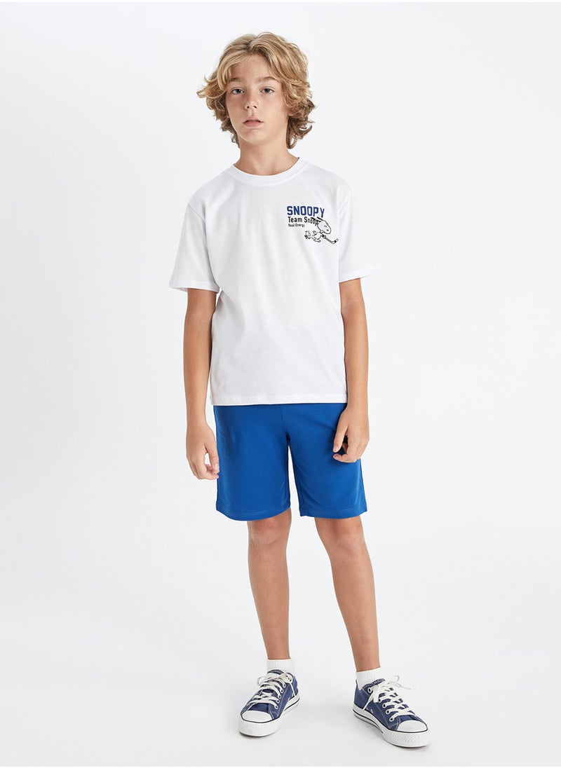 DeFacto - Snoopy Crew Neck Short Sleeve T-Shirt - Image 1