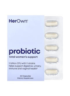 Her Own Her Own, Probiotic, 30 Capsules  - Image 1