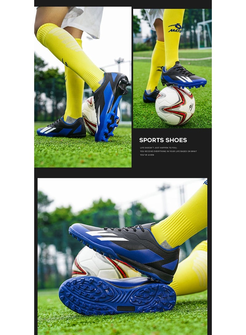 SKT Shiketro Four-Season Sports Shoes TF Spikes, Professional Training And Wear-Resistant Football Shoes, Men's And Women's Long Broken Spikes Non-Slip Shoes  - Image 4